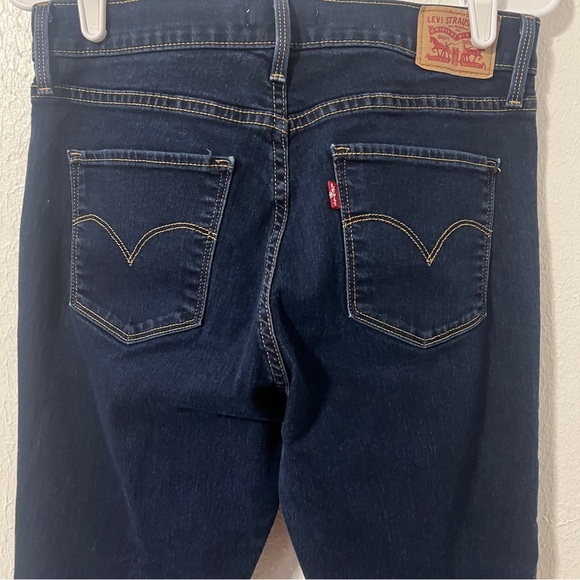 Levi’s 315 Women’s Size W30 X L30 Shaping Bootcut Dark Wash Denim Jeans EUC - Picture 5 of 10